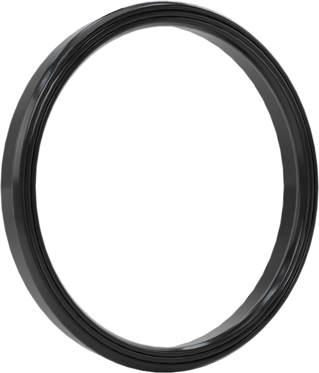 Yüksek Kararlılık O-Ring Yüklü U-Kup Contası, 0,275" Oluk Genişliği için, 2 inç İç Çap x 2,250 inç Dış Çap x 0,250 inç Genişlik
