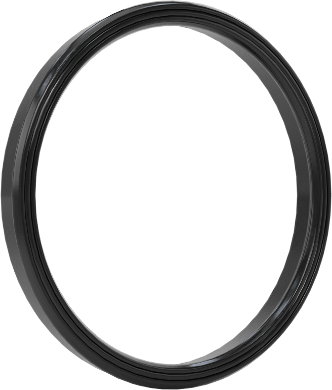 Yüksek Kararlılık O-Ring Yüklü U-Kup Contası, 0,275" Oluk Genişliği için, 2,125 inç iç çap x 2,375 inç dış çap x 0,25 inç genişlik