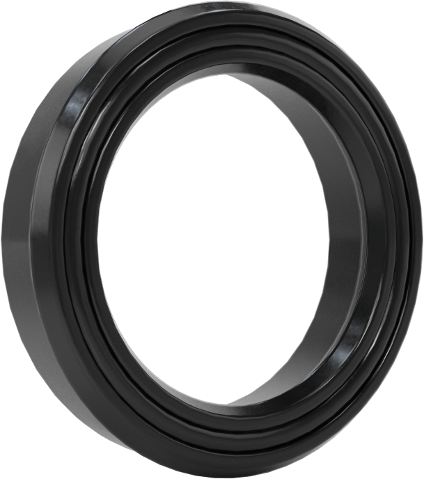 Yüksek Kararlılık O-Ring Yüklü U-Kup Contası, 0,343" Oluk Genişliği, 1“ İç Çap x 1,375” Dış Çap x 0,313" Genişlik