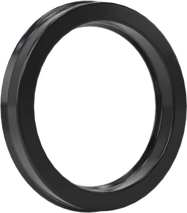 Yüksek Kararlılık O-Ring Yüklü U-Kup Contası, 0,275" Oluk Genişliği için, 1,25“ İç Çap x 1,625” Dış Çap x 0,25" Genişlik