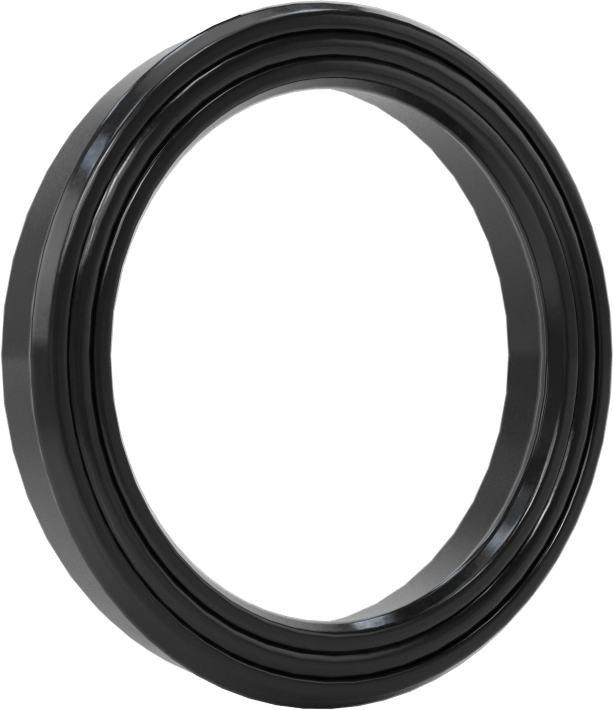 Yüksek Kararlılık O-Ring Yüklü U-Kup Contası, 0,275" Oluk Genişliği için, 1,25“ İç Çap x 1,625” Dış Çap x 0,25" Genişlik