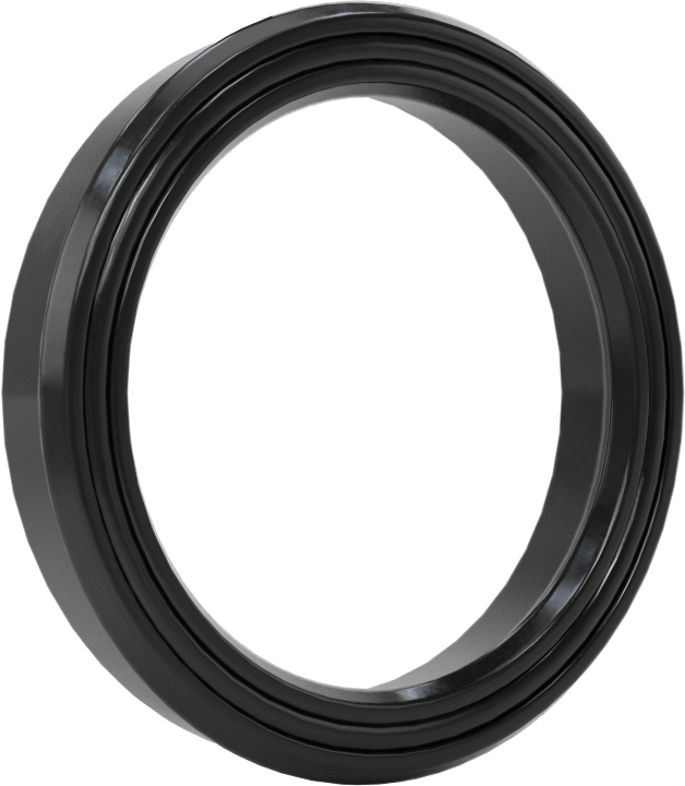 Yüksek Kararlılık O-Ring Yüklü U-Kup Contası, 0,343" Oluk Genişliği, 1,375“ İç Çap x 1,75” Dış Çap x 0,313" Genişlik