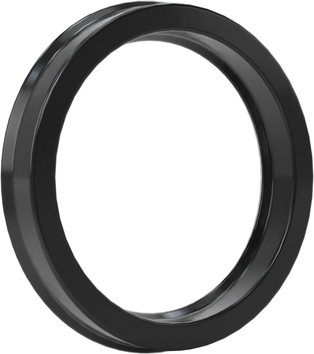 Yüksek Kararlılık O-Ring Yüklü U-Kup Contası, 0,343" Oluk Genişliği, 1,5 inç İç Çap x 1,875 inç Dış Çap x 0,313 inç Genişlik