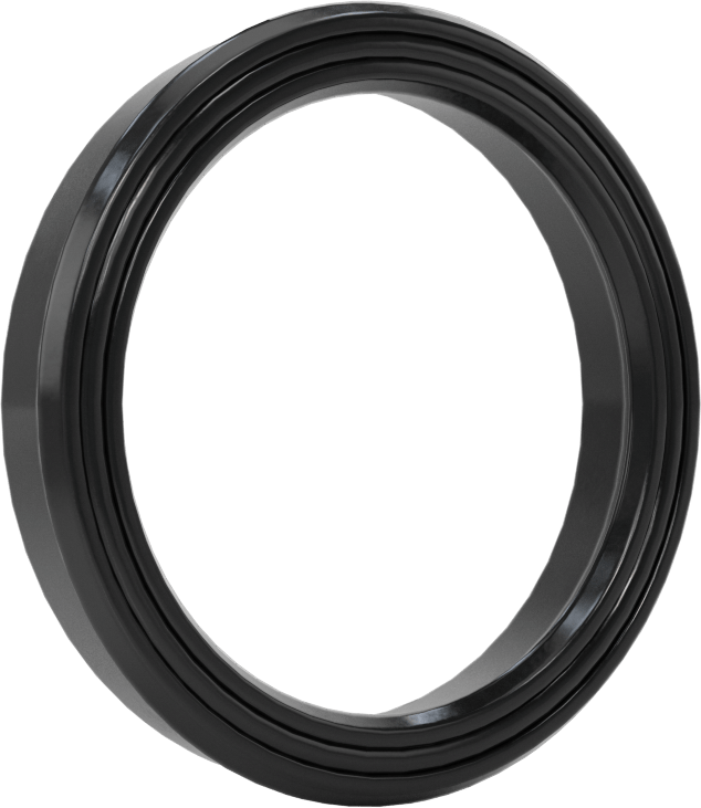 Yüksek Kararlılık O-Ring Yüklü U-Kup Contası, 0,343" Oluk Genişliği, 1,5 inç İç Çap x 1,875 inç Dış Çap x 0,313 inç Genişlik