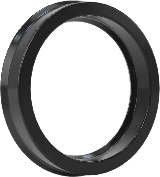 Yüksek Kararlılık O-Ring Yüklü U-Kup Contası, 0,413" Oluk Genişliği için, 1,5 inç İç Çap x 1,875 inç Dış Çap x 0,375 inç Genişlik