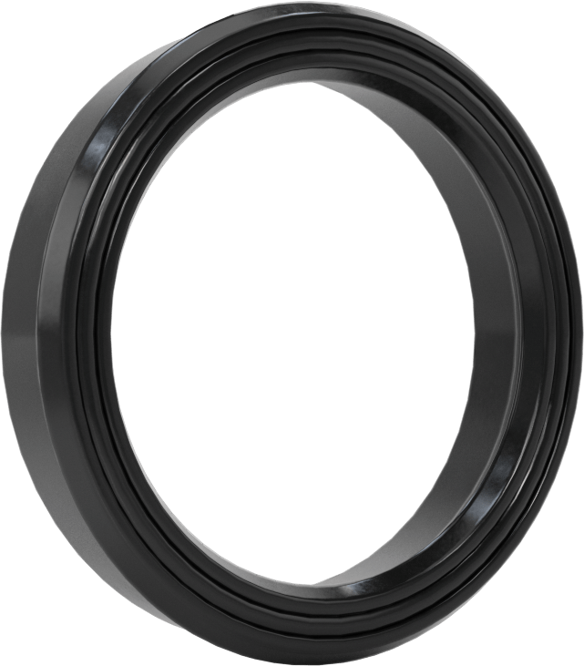 Yüksek Kararlılık O-Ring Yüklü U-Kup Contası, 0,413" Oluk Genişliği için, 1,5 inç İç Çap x 1,875 inç Dış Çap x 0,375 inç Genişlik