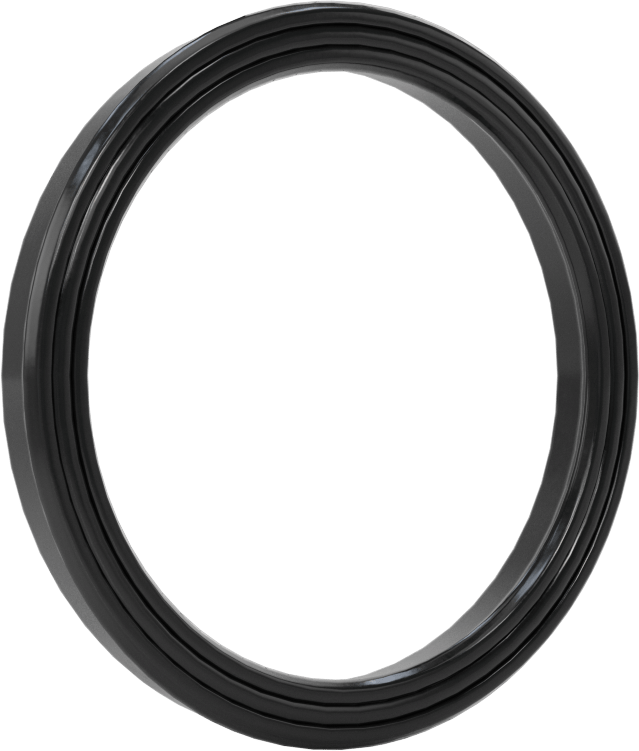 Yüksek Kararlılık O-Ring Yüklü U-Kup Contası, 0,253" Oluk Genişliği için, 1,75 inç İç Çap x 2,125 inç Dış Çap x 0,23 inç Genişlik