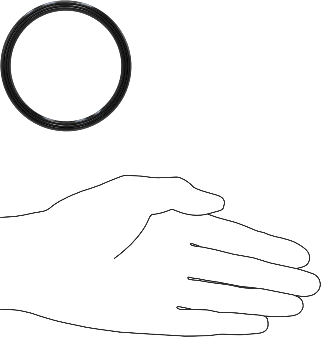 Yüksek Kararlılık O-Ring Yüklü U-Kup Contası, 0,413" Oluk Genişliği için, 2,5 inç İç Çap x 2,875 inç Dış Çap x 0,375 inç Genişlik