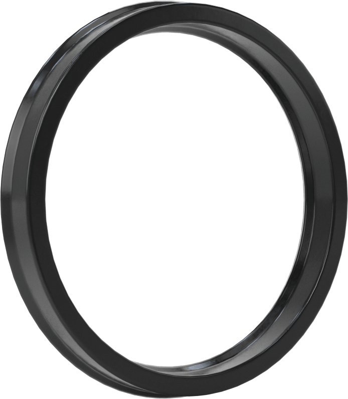 Yüksek Kararlılık O-Ring Yüklü U-Kup Contası, 0,413" Oluk Genişliği için, 2,5 inç İç Çap x 2,875 inç Dış Çap x 0,375 inç Genişlik