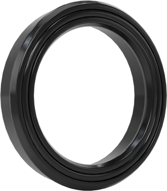 Yüksek Kararlılık O-Ring Yüklü U-Kup Contası, 0,413" Oluk Genişliği için, 1,500“ İç Çap x 2” Dış Çap x 0,375" Genişlik