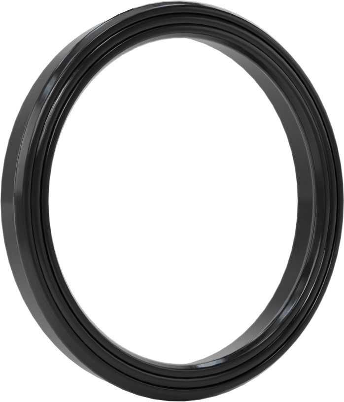 Yüksek Kararlılık O-Ring Yüklü U-Kup Contası, 0,413" Oluk Genişliği için, 2,500 inç İç Çap x 3 inç Dış Çap x 0,375 inç Genişlik