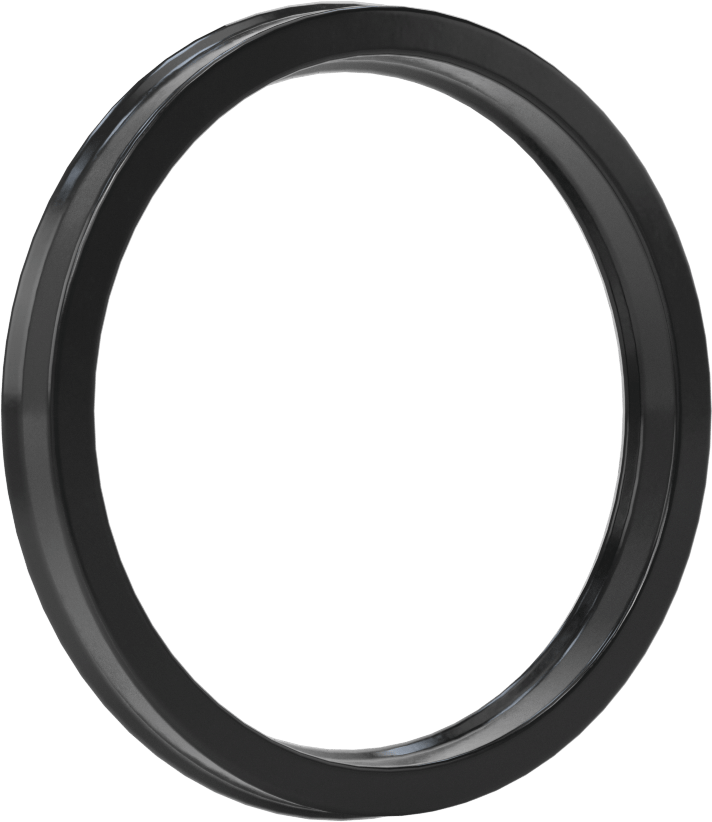 Yüksek Kararlılık O-Ring Yüklü U-Kup Contası, 0,413" Oluk Genişliği için, 2,75 inç İç Çap x 3,25 inç Dış Çap x 0,375 inç Genişlik