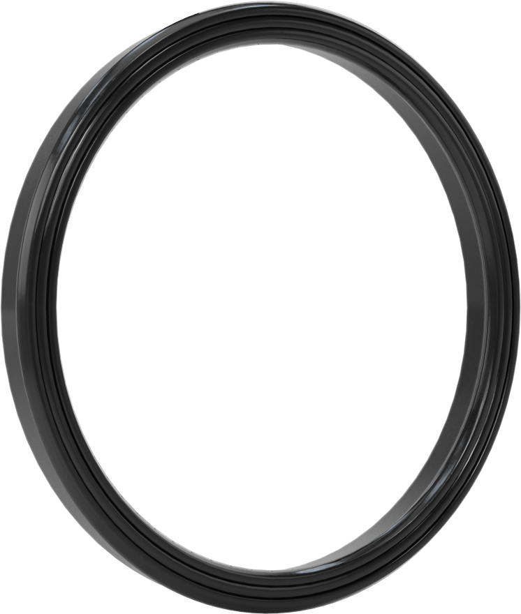 Yüksek Kararlılık O-Ring Yüklü U-Kup Contası, 0,413" Oluk Genişliği için, 3,500 inç İç Çap x 4 inç Dış Çap x 0,375 inç Genişlik