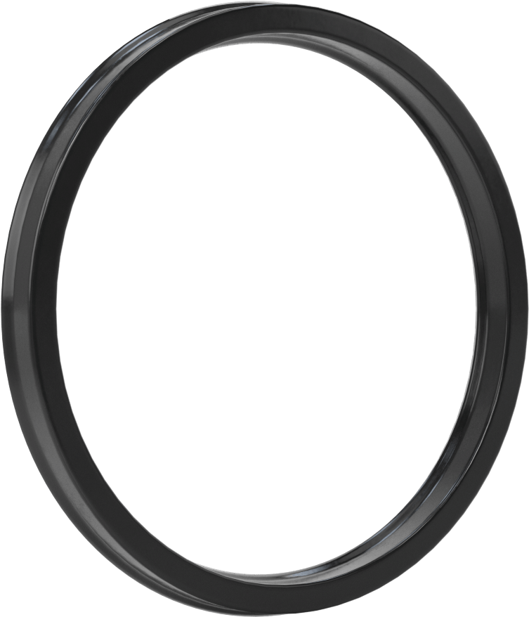 Yüksek Kararlılık O-Ring Yüklü U-Kup Contası, 0,413" Genişlikte Yiv için, 3,625 inç İç Çap x 4,125 inç Dış Çap x 0,375 inç Genişlik
