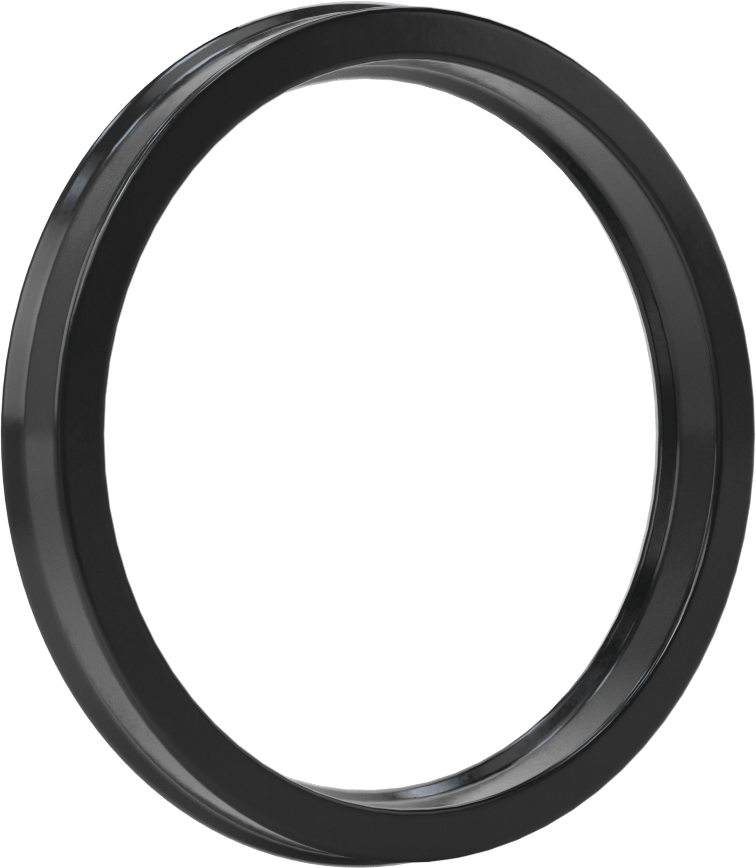 Yüksek Kararlılık O-Ring Yüklü U-Kup Contası, 0,550" Oluk Genişliği için, 3,375“ İç Çap x 4” Dış Çap x 0,500" Genişlik