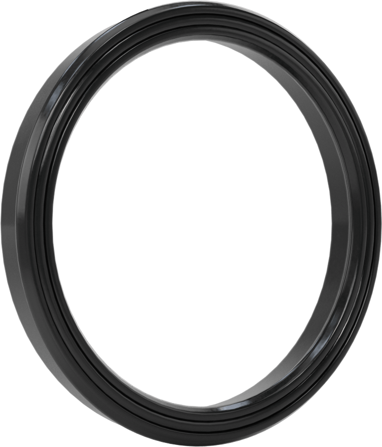 Yüksek Kararlılık O-Ring Yüklü U-Kup Contası, 0,550" Oluk Genişliği için, 3,375“ İç Çap x 4” Dış Çap x 0,500" Genişlik