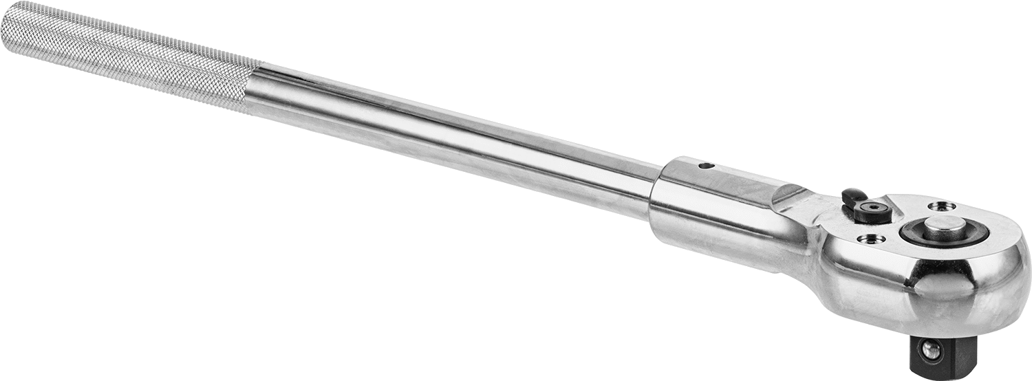 Hızlı Açılır Cırcır Anahtarı, Standart, 3/8" Kare Tahrik, 18-3/4" Toplam Uzunluk