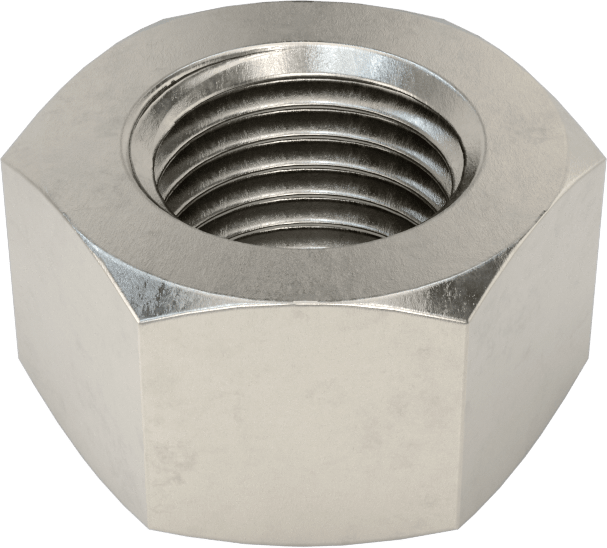 18-8 Paslanmaz Çelik Sol Dişli Altıgen Somun, 3/8"-24 Diş Boyutu