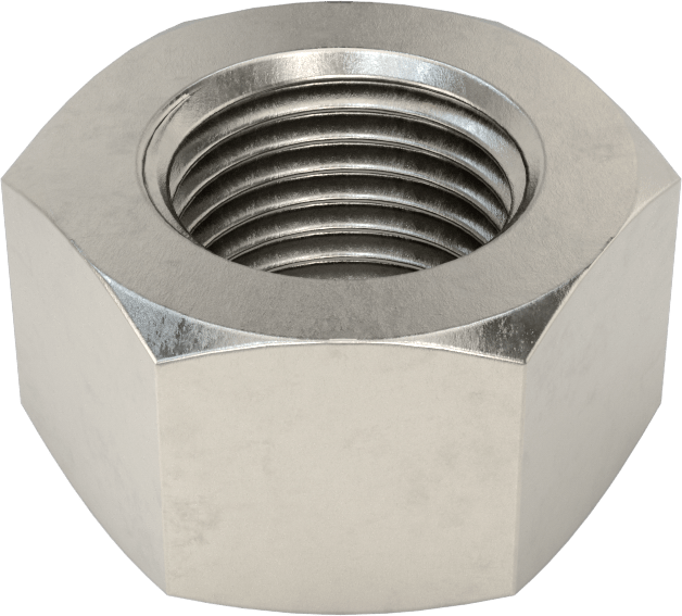 18-8 Paslanmaz Çelik Sol Dişli Altıgen Somun, 1/2"-20 Diş Boyutu