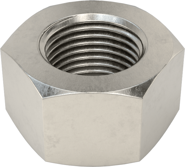 18-8 Paslanmaz Çelik Sol Dişli Altıgen Somun, 5/8"-18 Diş Boyutu