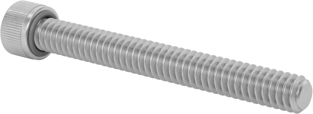 Sızdırmaz Soket Başlı Vida, 18-8 Paslanmaz Çelik, Silikon O-Ringli, 2-56 Diş, 3/4" Uzunluk