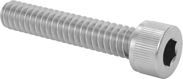 Sızdırmaz Soket Başlı Vida, 18-8 Paslanmaz Çelik, Viton® O-Ring ile, 6-32 Diş, 3/4" Uzunluk