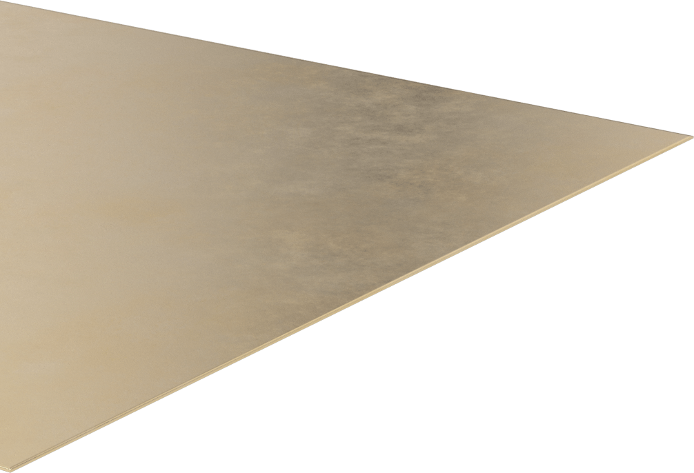 260 Pirinç Soyulabilir Çok Katmanlı Şim Stoku, 8“ Genişlik x 24” Uzunluk x 0,016" Kalınlık