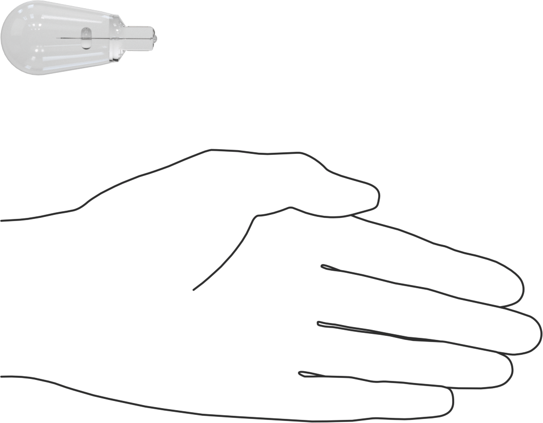 Minyatür Ampul, Kama Taban, Konik, Anma Numarası 3155, 12.8V