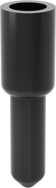 1/4" Dış Çap için Esnek Çekme Tırnağı Kapakları, 1/2" Yükseklik