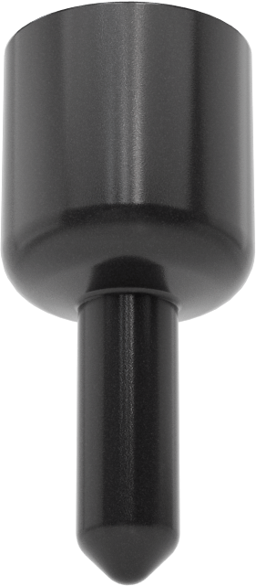 1/2" Dış Çap için Esnek Çekme Tırnağı Kapakları, 1/2" Yükseklik