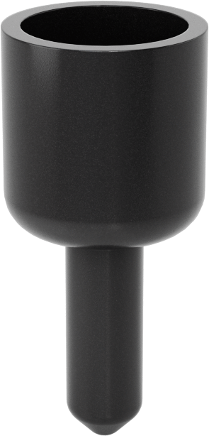 1/2" Dış Çap için Esnek Çekme Tırnağı Kapakları, 1/2" Yükseklik