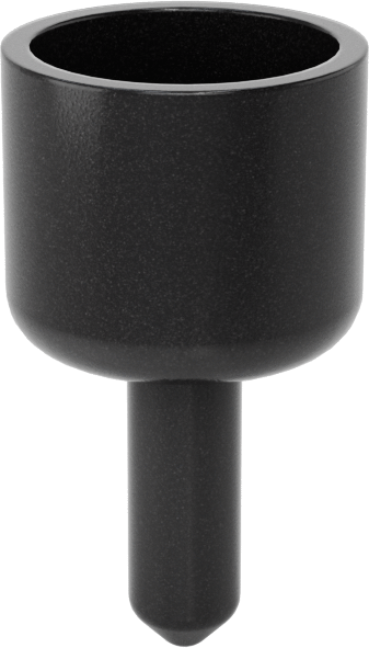 5/8" Dış Çap için Esnek Çekme Tırnağı Kapakları, 1/2" Yükseklik