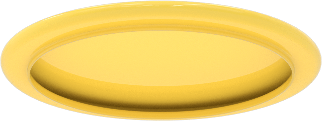Kapak, 3-5/8" dış çaplı boru flanşı için, Sarı