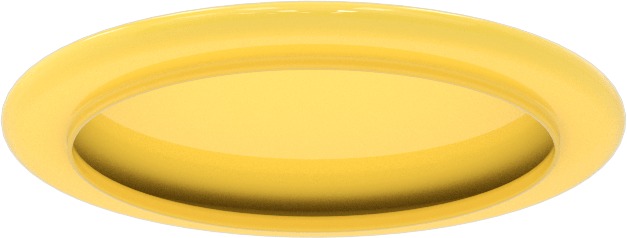 Kapak, 3-3/16" dış çaplı boru flanşı için, Sarı