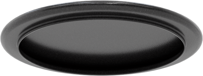 Kapak, 3-5/8" dış çaplı boru flanşı için, Siyah