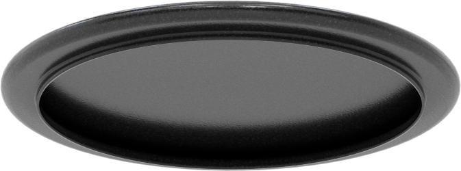 Kapak, 4-5/32" dış çaplı boru flanşı için, Siyah