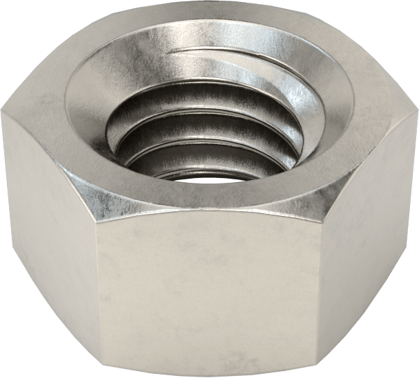 316 Paslanmaz Çelik Sol Dişli Altıgen Somun, Süper Korozyona Dayanıklı, 3/8"-16 Diş Boyutu