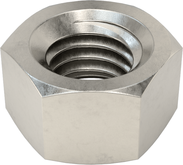 316 Paslanmaz Çelik Sol Dişli Altıgen Somun, Süper Korozyona Dayanıklı, 1/2"-13 Diş Boyutu