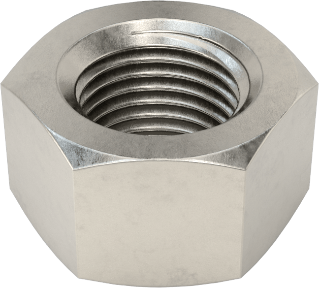316 Paslanmaz Çelik Sol Dişli Altıgen Somun, Süper Korozyona Dayanıklı, 1/2"-20 Diş Boyutu