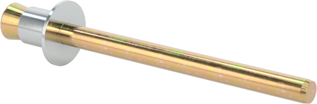 Her İki Tarafa Gömme Montajlı Kör Perçinler, 1/8" Çap, 0,118“-0,138” Malzeme Kalınlığı için