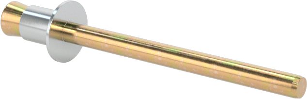 Her İki Tarafa Gömme Montajlı Kör Perçinler, 1/8" Çap, 0,138“ - 0,157” Malzeme Kalınlığı için