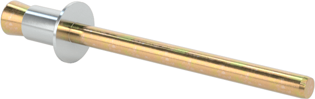 Her İki Tarafa Gömme Montajlı Kör Perçinler, 1/8" Çap, 0,157“ - 0,177” malzeme kalınlığı için
