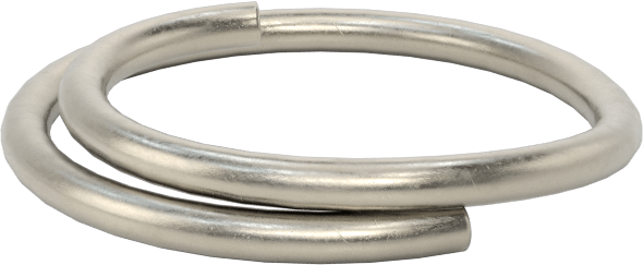 Sarmal Çatal Pimler, Çinko Kaplı Yay Çeliği, 3/16“ ila 1/4” Çatal Pim Çapı için