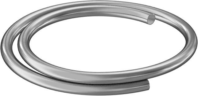 Sarmal Çatal Pimler, 18-8 Paslanmaz Çelik, 3/8“ ila 7/16” Çatal Pim Çapı için