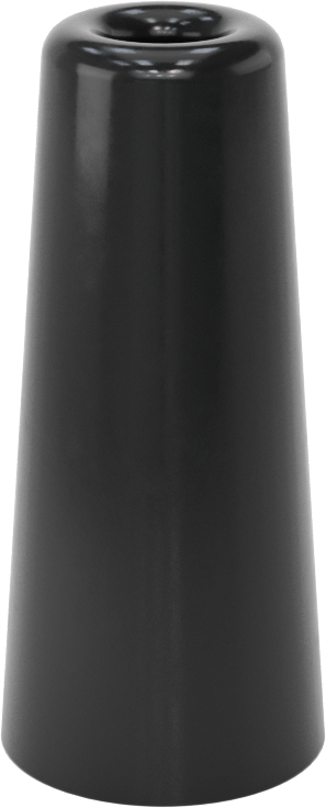 SBR Kauçuk Dişsiz Delikli Tampon, Güçlendirilmiş, 1" OD, 2-1/4" Yükseklik, 5/32" Delik Çapı, Durometre 70A