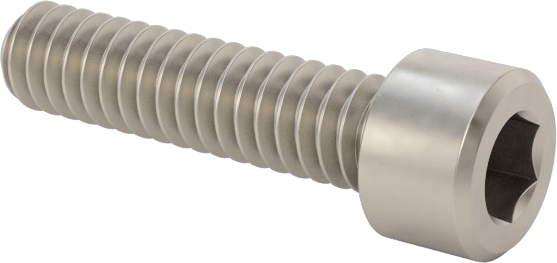 Titanyum Soket Başlı Vida, 0-80 Diş Boyutu, 1/4" Uzunluk