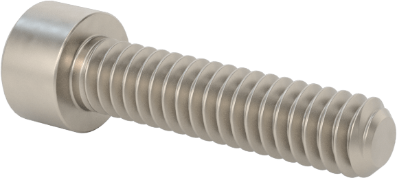 Titanyum Soket Başlı Vida, 2-56 Diş Boyutu, 3/8" Uzunluk