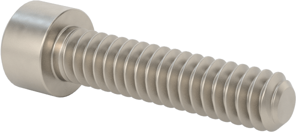 Titanyum Soket Başlı Vida, 4-40 Diş Boyutu, 1/2" Uzunluk