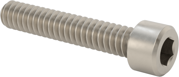 Titanyum Soket Başlı Vida, 4-40 Diş Boyutu, 5/8" Uzunluk