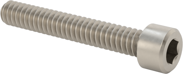 Titanyum Soket Başlı Vida, 4-40 Diş Boyutu, 3/4" Uzunluk